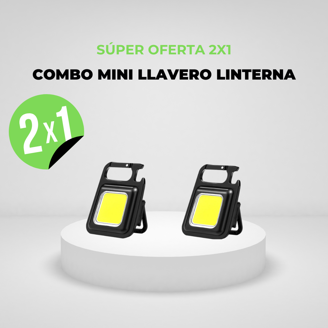 2x1 MINI LINTERNA LLAVERO LED ® | OFERTA EXCLUSIVA 🔥